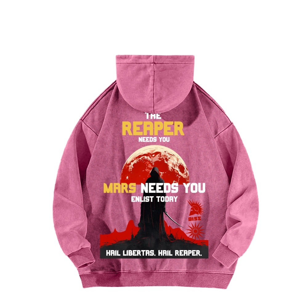 Red Rising Unisex Washed Hoodie 2512005704