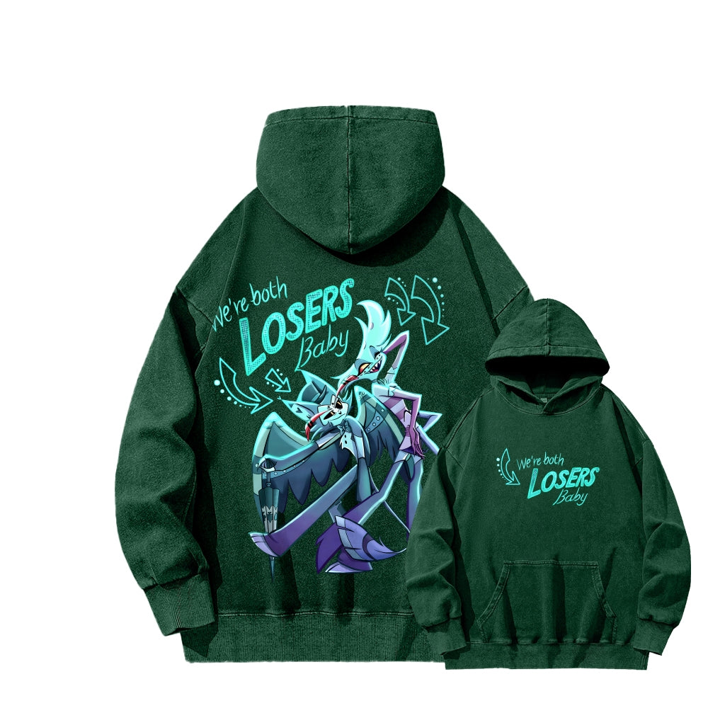 Hazbin Hotel Unisex Washed Hoodie 2512006977