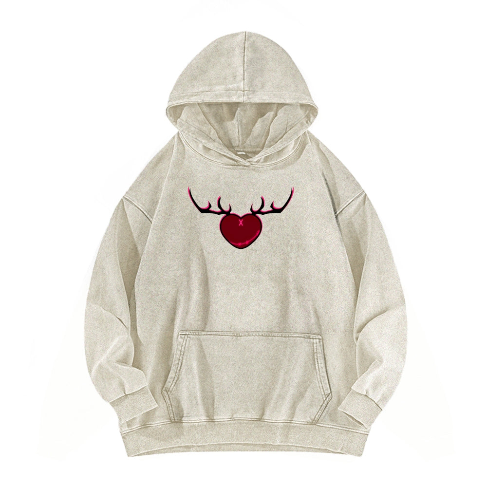 Hazbin Hotel Unisex Washed Hoodie 2512007906