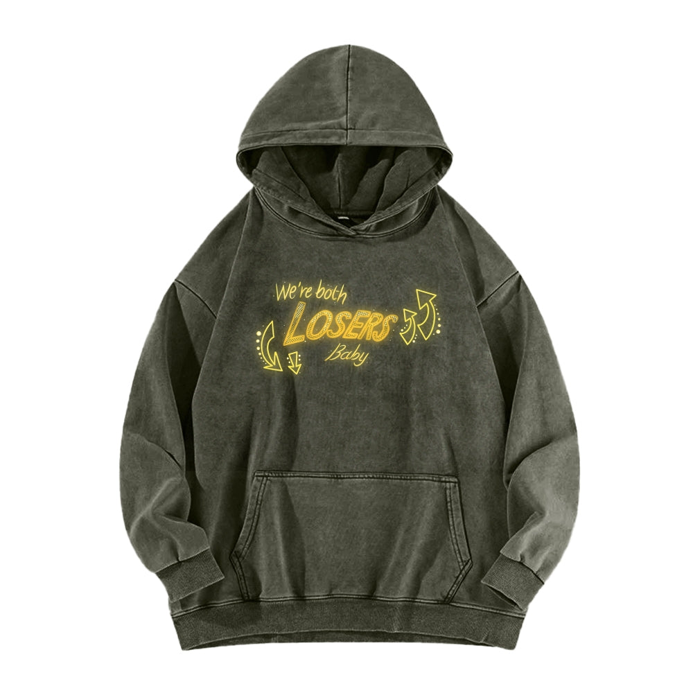 Hazbin Hotel Unisex Washed Hoodie 2512007909