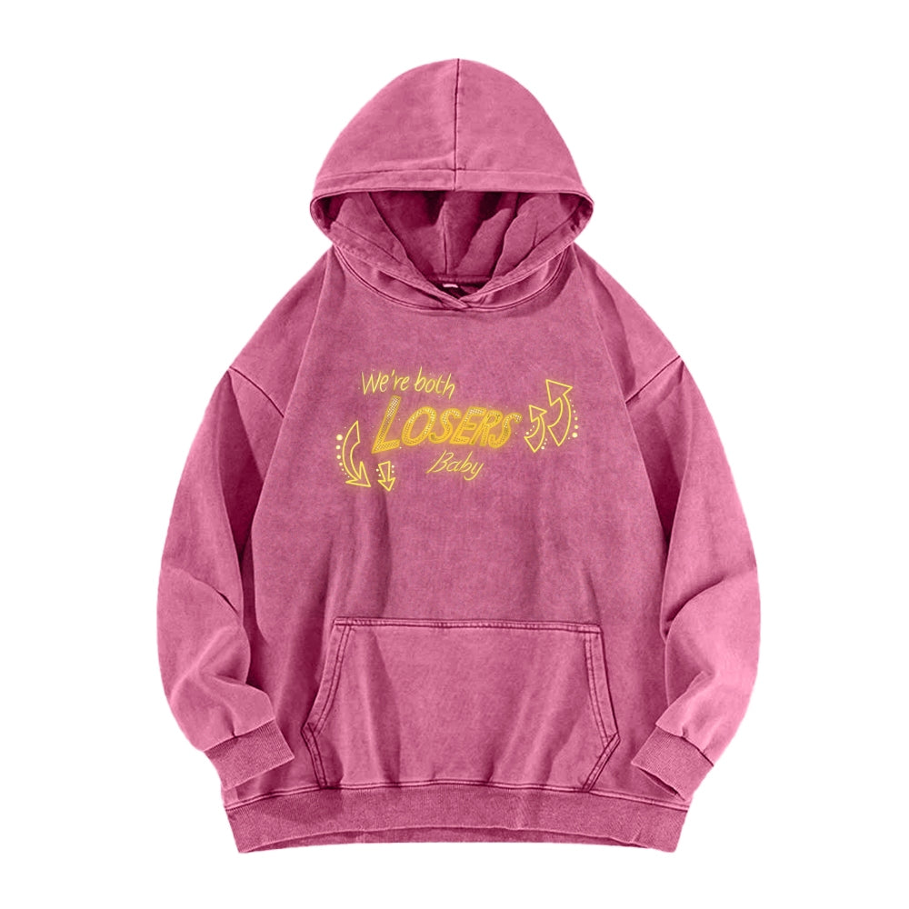 Hazbin Hotel Unisex Washed Hoodie 2512007909
