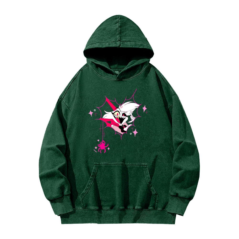 Hazbin Hotel Unisex Washed Hoodie 2512008822