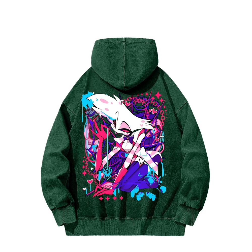 Hazbin Hotel Unisex Washed Hoodie 2512008822