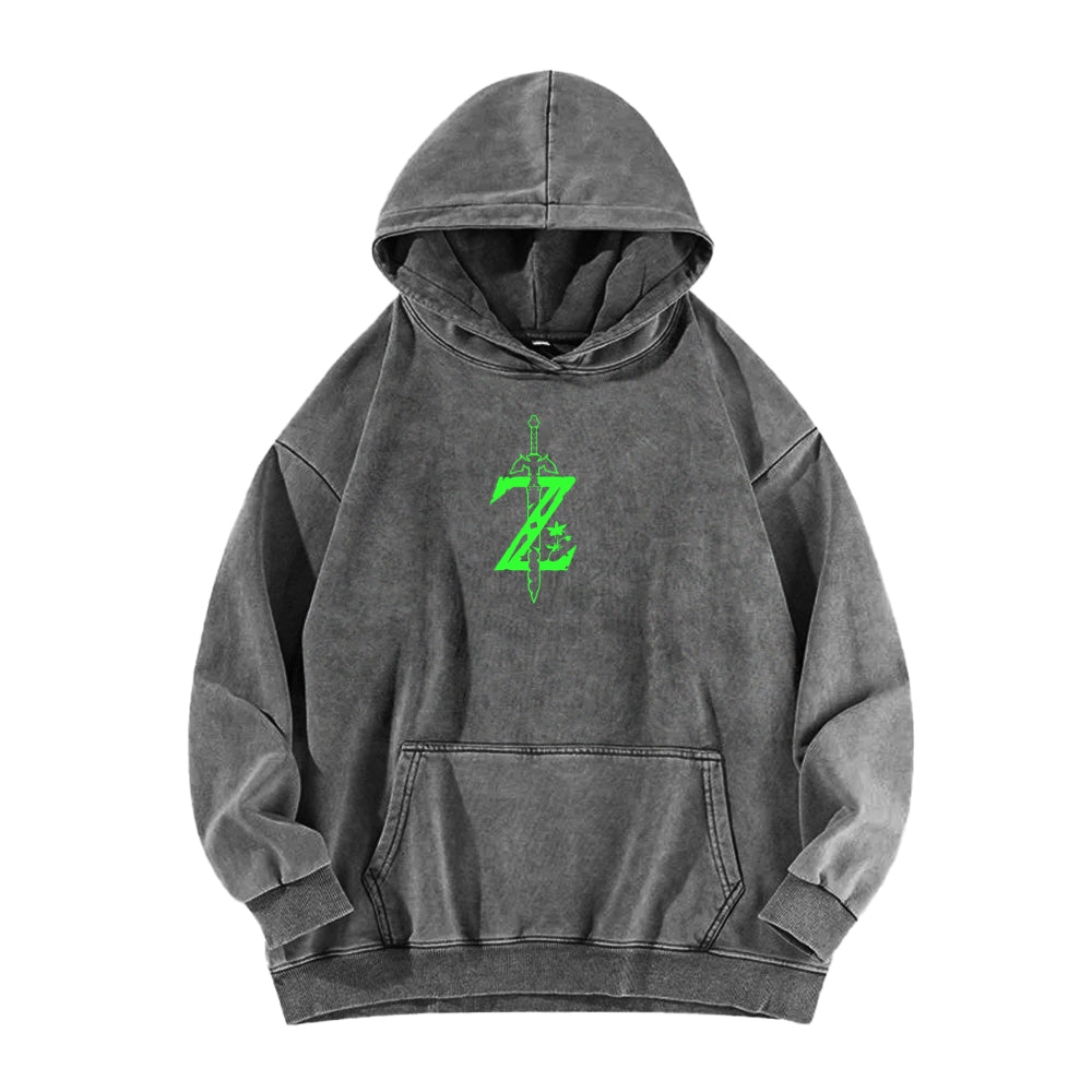 The Legend of Zelda Unisex Washed Hoodie 2512011030