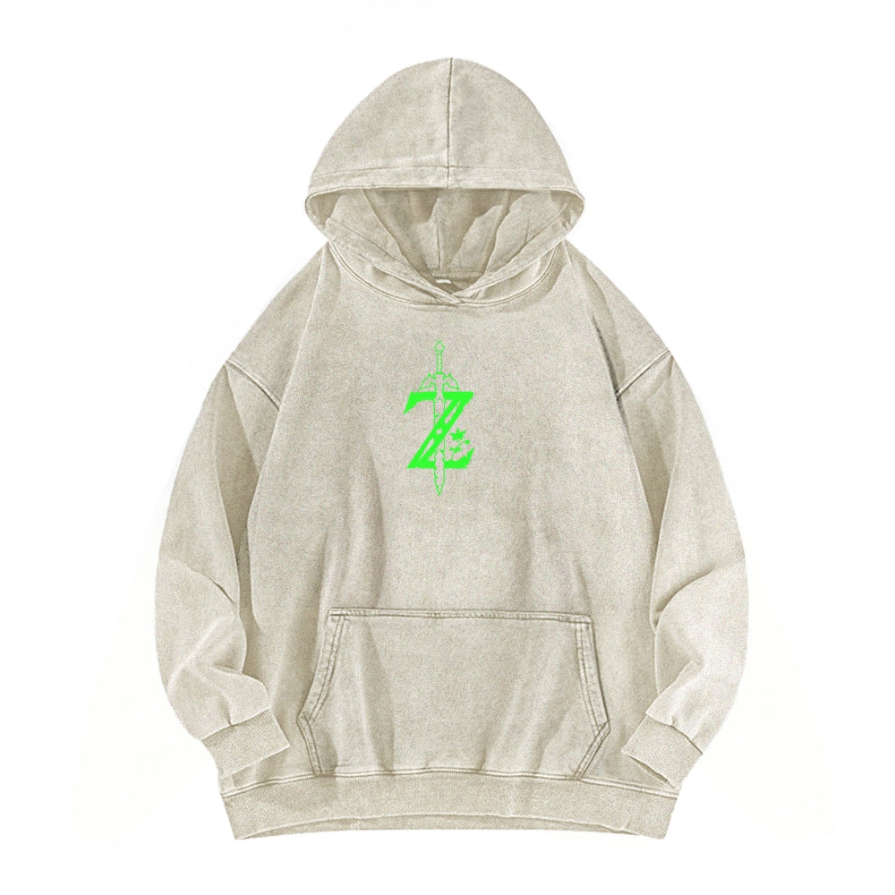 The Legend of Zelda Unisex Washed Hoodie 2512011030