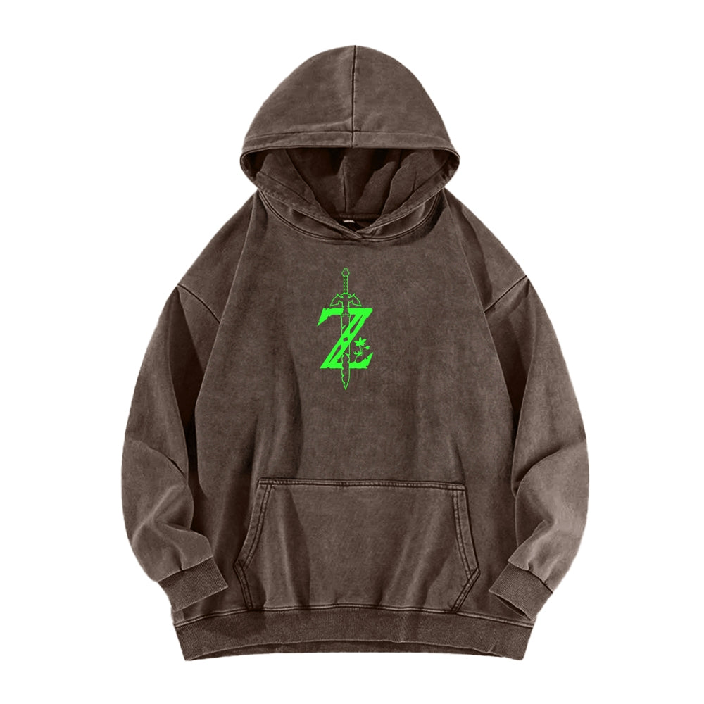 The Legend of Zelda Unisex Washed Hoodie 2512011030