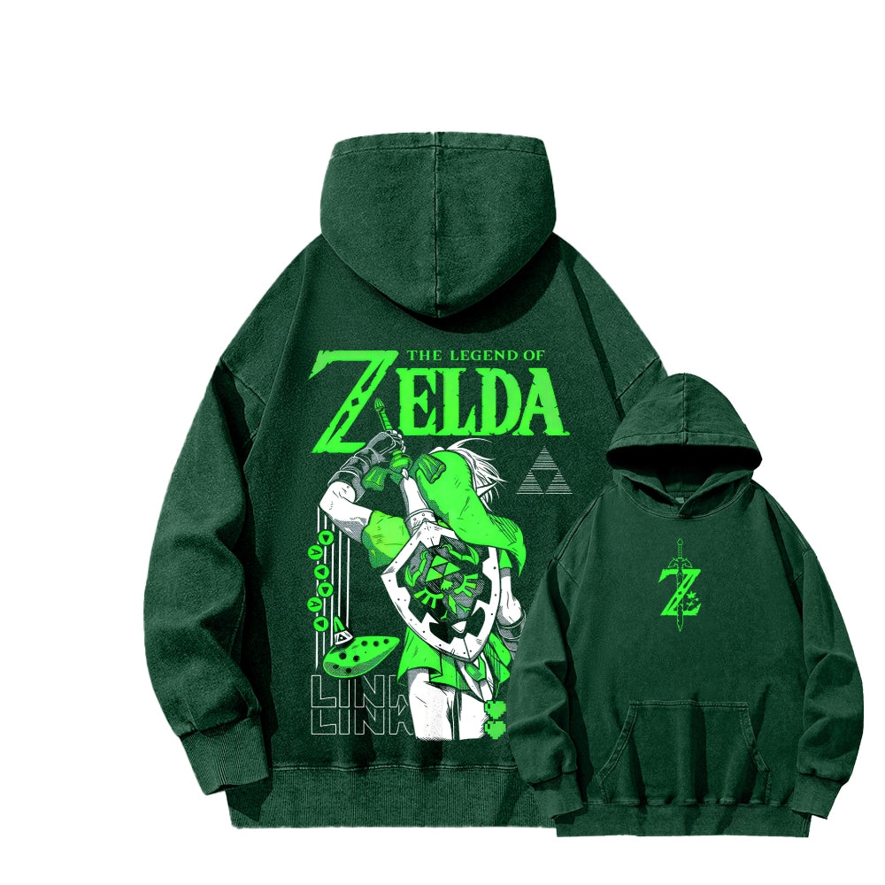 The Legend of Zelda Unisex Washed Hoodie 2512011030