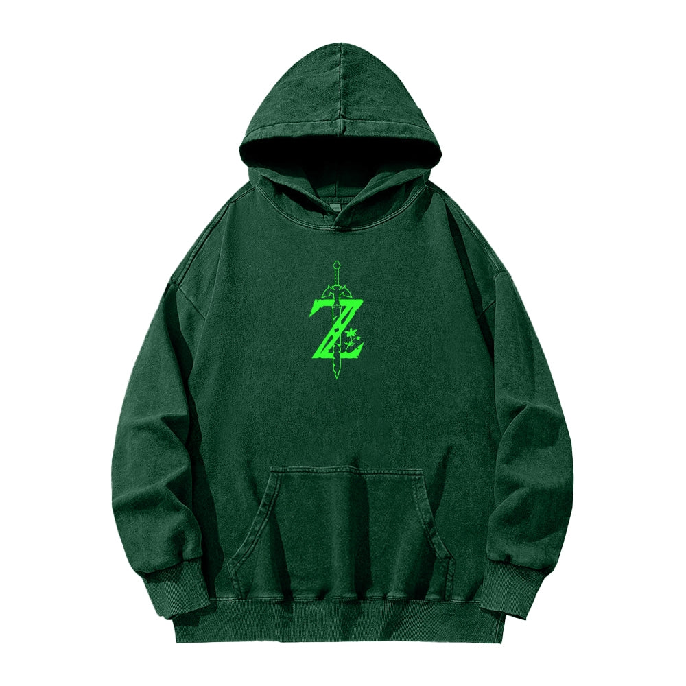 The Legend of Zelda Unisex Washed Hoodie 2512011030