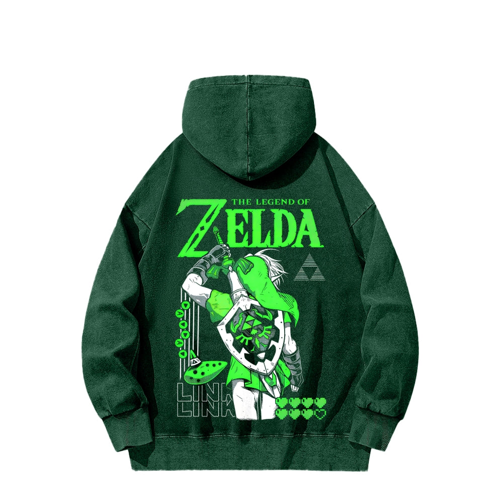 The Legend of Zelda Unisex Washed Hoodie 2512011030