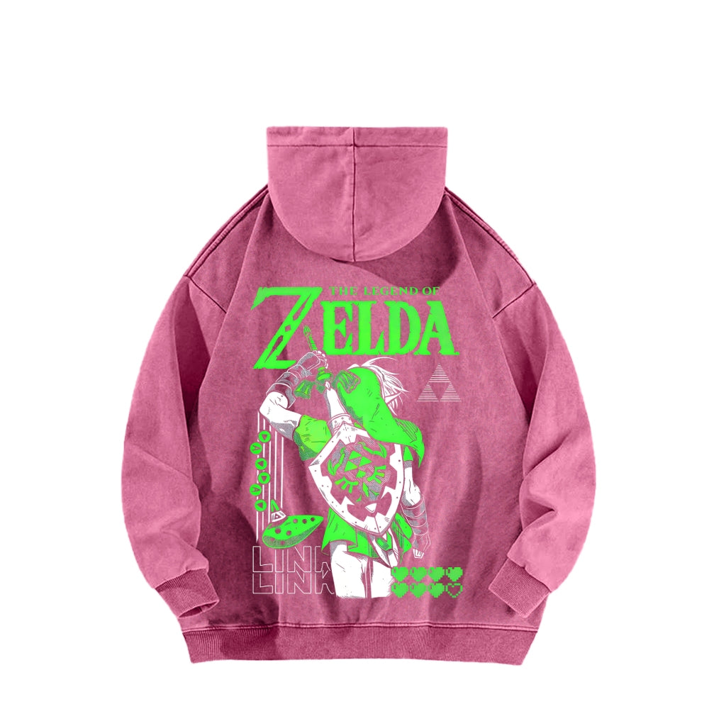 The Legend of Zelda Unisex Washed Hoodie 2512011030