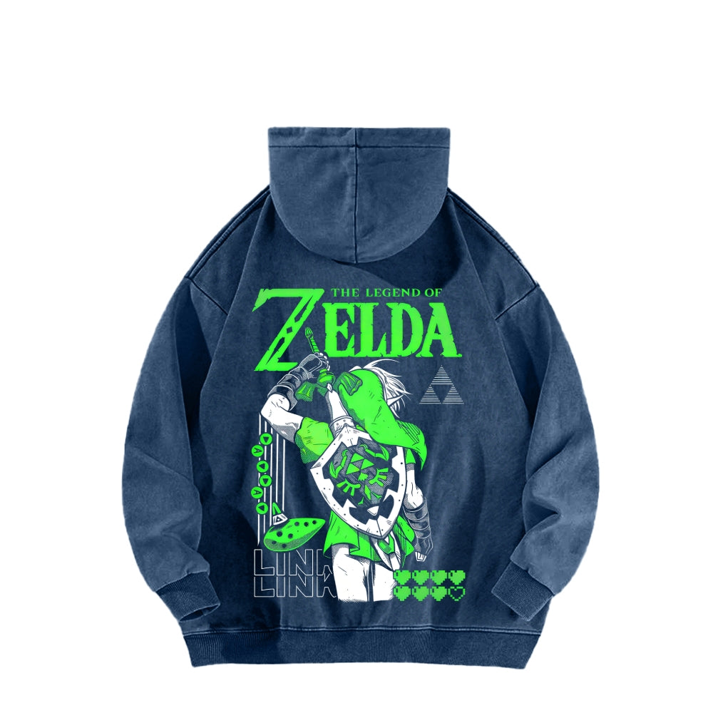 The Legend of Zelda Unisex Washed Hoodie 2512011030