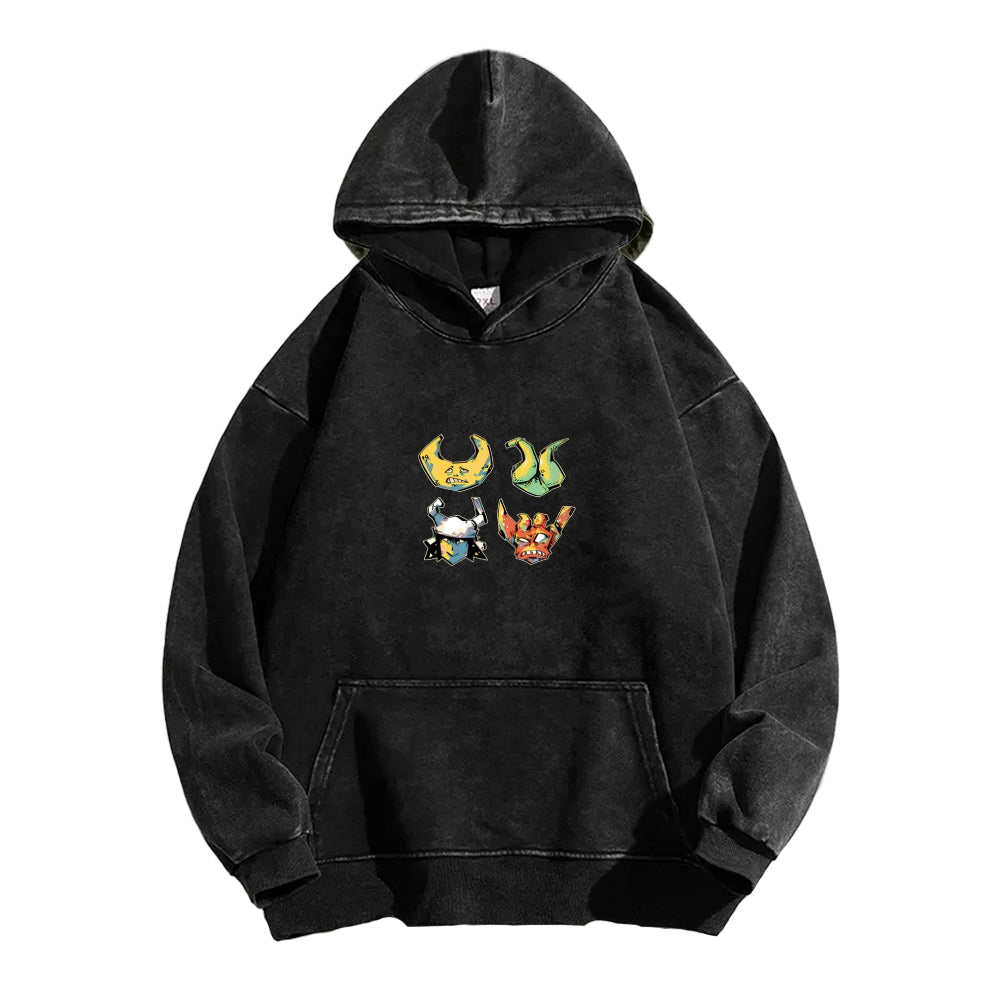 Hylics Unisex Washed Hoodie 2512011536