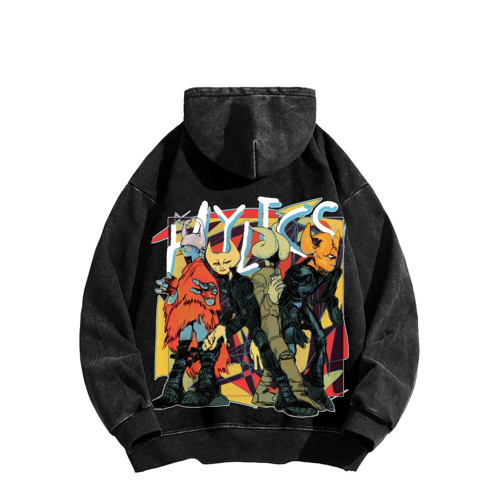 Hylics Unisex Washed Hoodie 2512011536