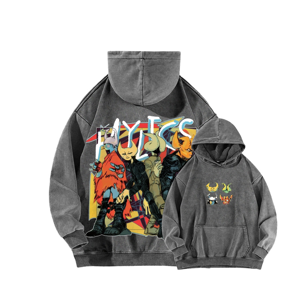 Hylics Unisex Washed Hoodie 2512011536