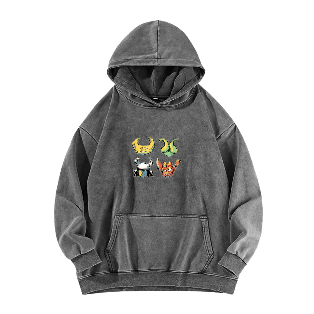 Hylics Unisex Washed Hoodie 2512011536