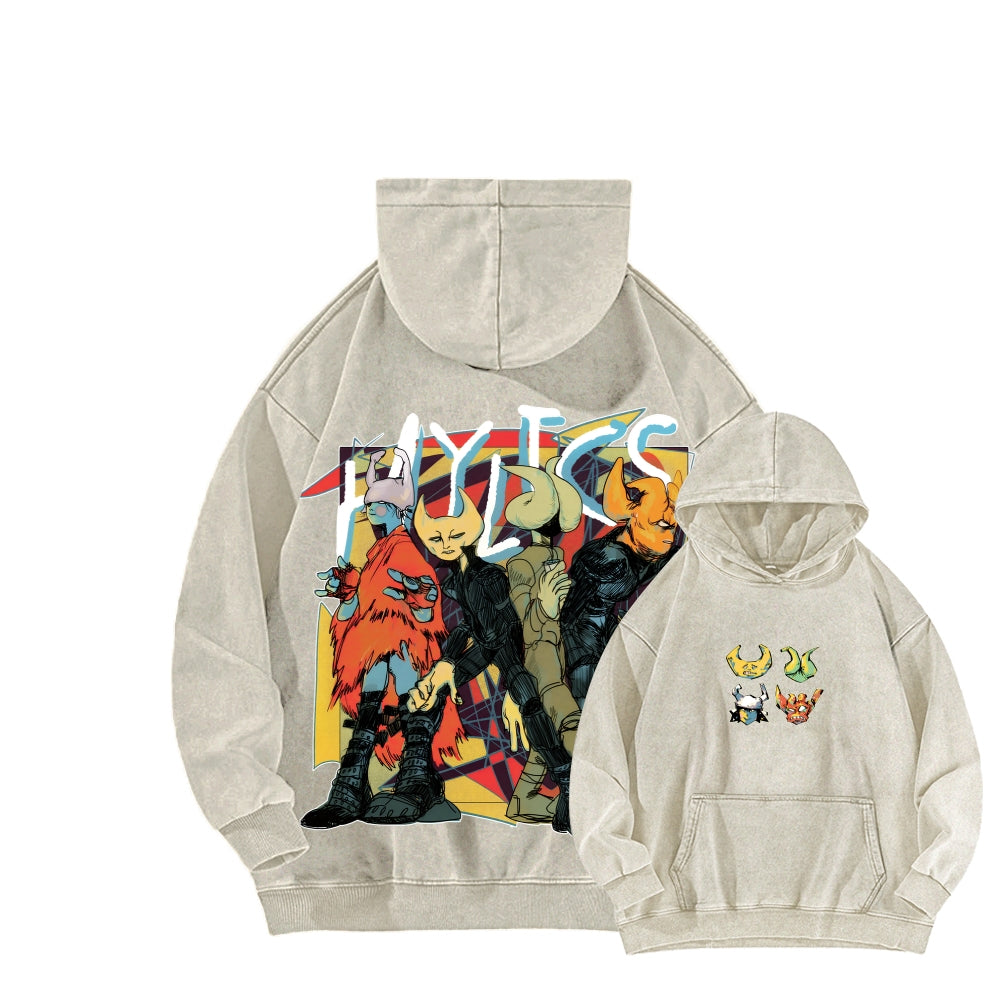 Hylics Unisex Washed Hoodie 2512011536