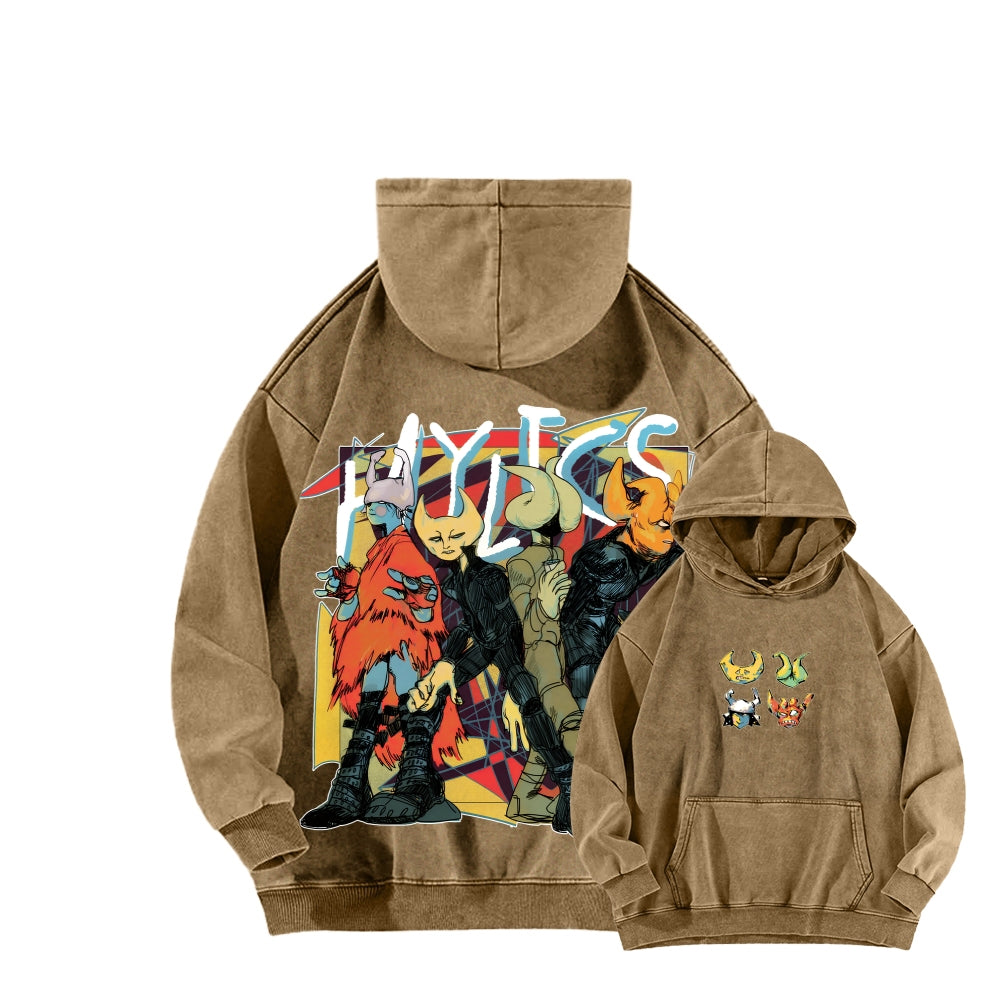 Hylics Unisex Washed Hoodie 2512011536