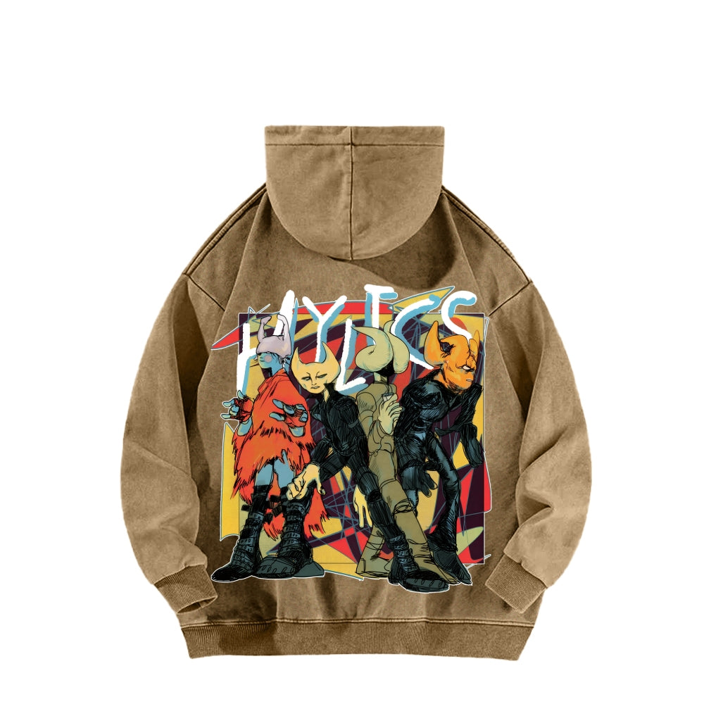 Hylics Unisex Washed Hoodie 2512011536