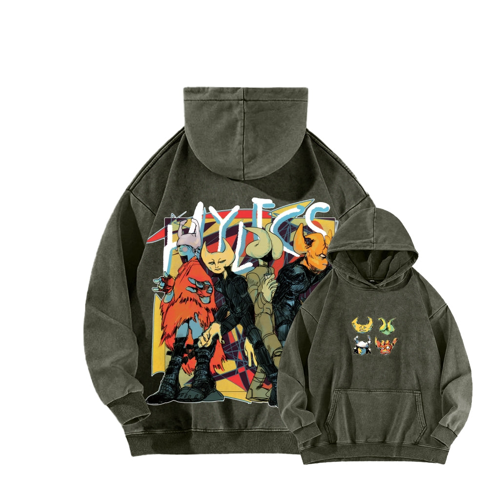 Hylics Unisex Washed Hoodie 2512011536