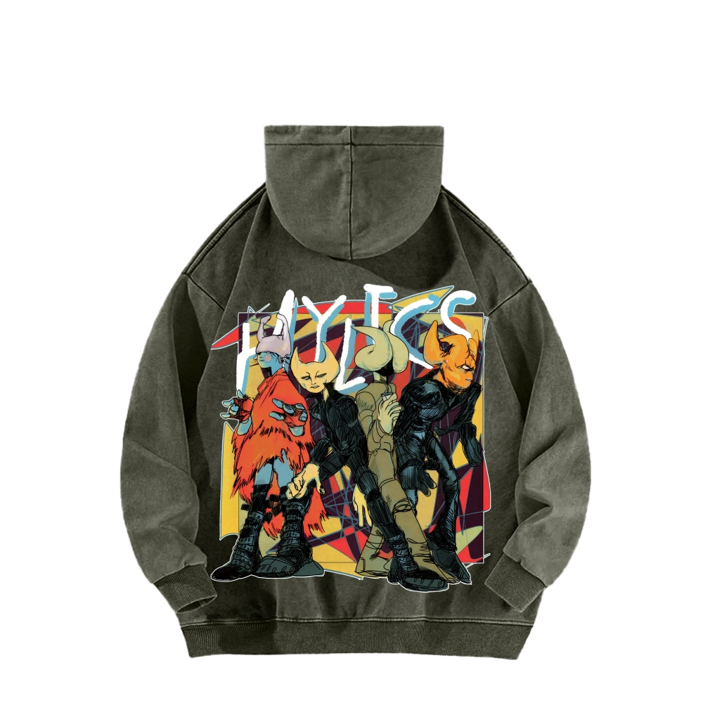 Hylics Unisex Washed Hoodie 2512011536
