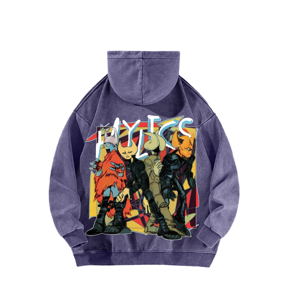 Hylics Unisex Washed Hoodie 2512011536