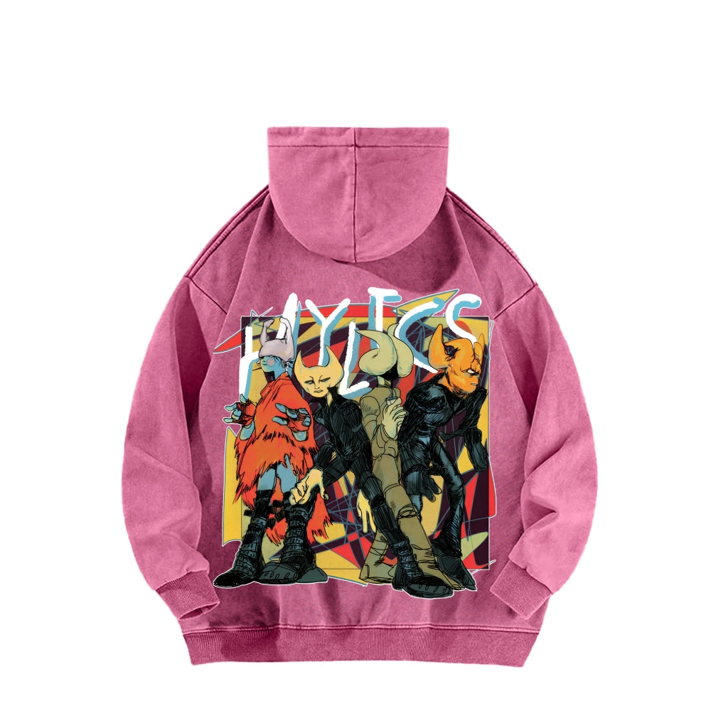 Hylics Unisex Washed Hoodie 2512011536