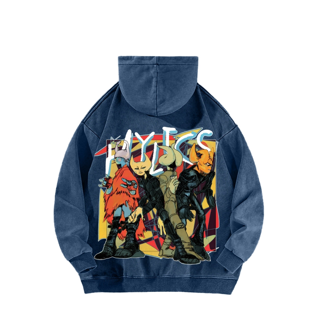 Hylics Unisex Washed Hoodie 2512011536