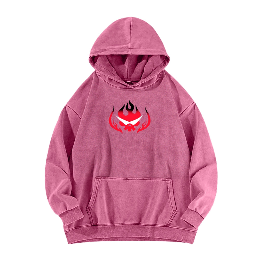 Gurren lagann Tengen Toppa Unisex Washed Hoodie 2512011748