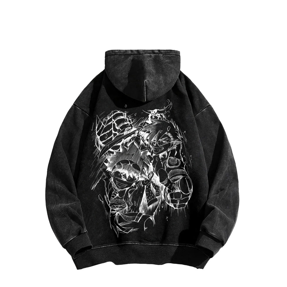 Gurren lagann Tengen Toppa Unisex Washed Hoodie 2512011772