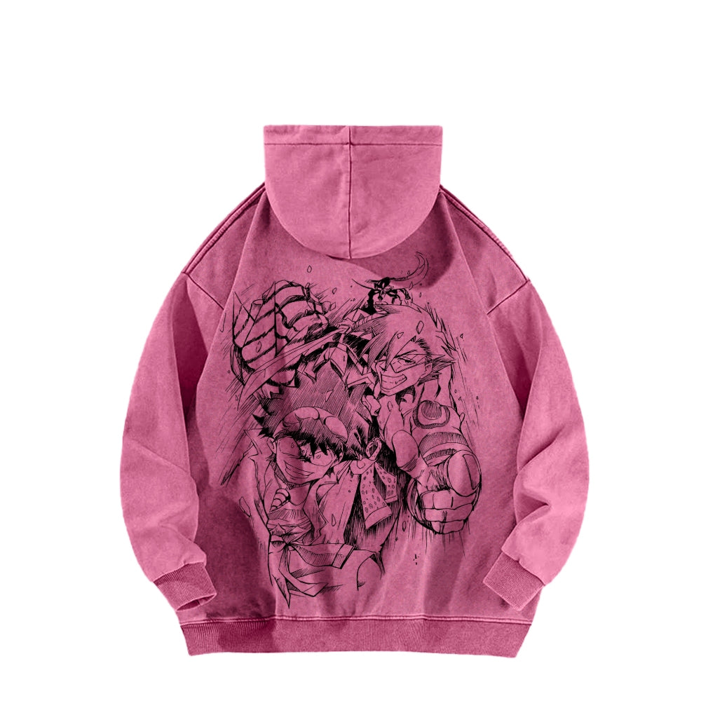 Gurren lagann Tengen Toppa Unisex Washed Hoodie 2512011772