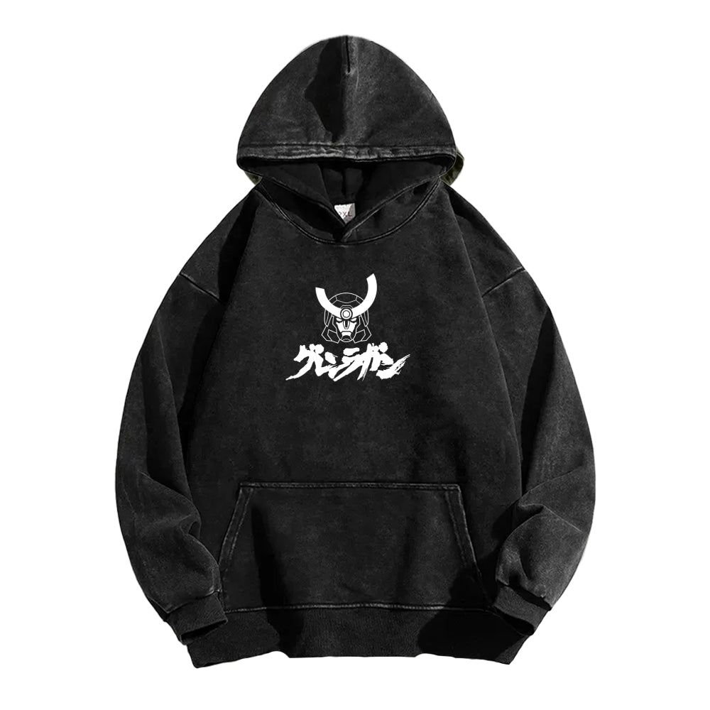 Gurren lagann Tengen Toppa Unisex Washed Hoodie 2512011778