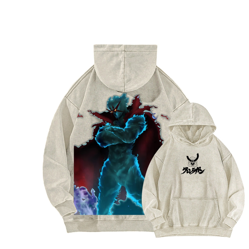 Gurren lagann Tengen Toppa Unisex Washed Hoodie 2512011778