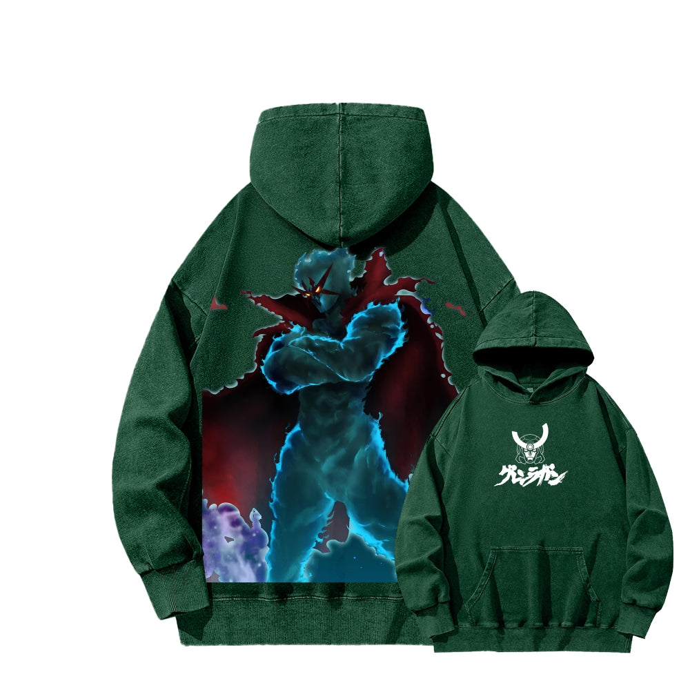 Gurren lagann Tengen Toppa Unisex Washed Hoodie 2512011778
