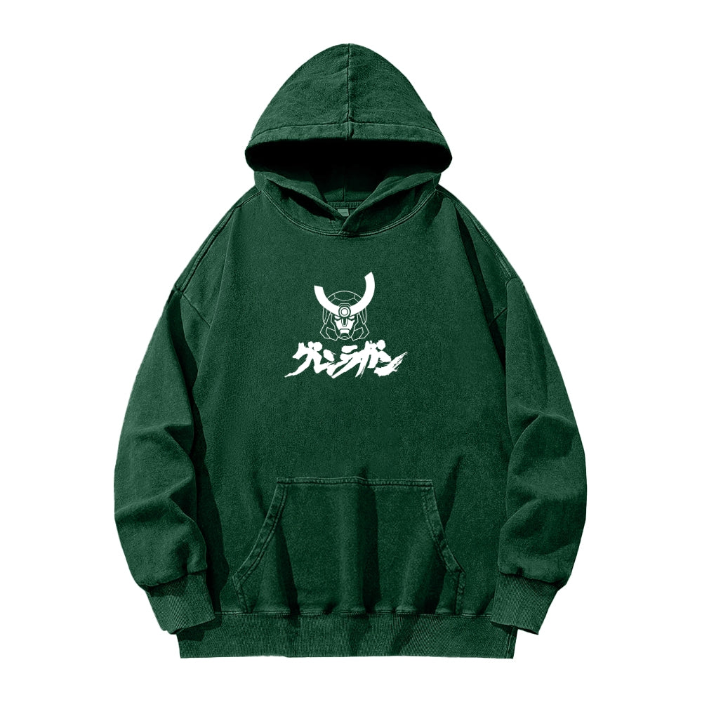Gurren lagann Tengen Toppa Unisex Washed Hoodie 2512011778