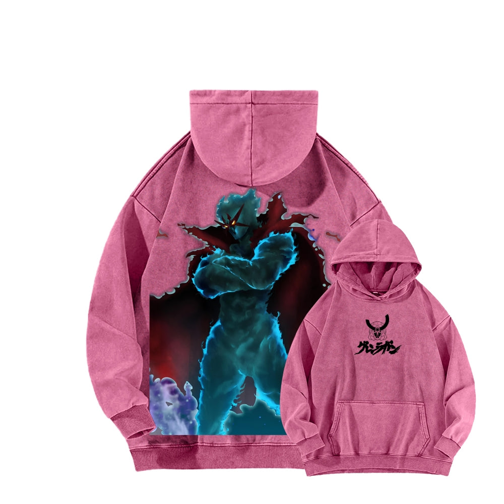 Gurren lagann Tengen Toppa Unisex Washed Hoodie 2512011778