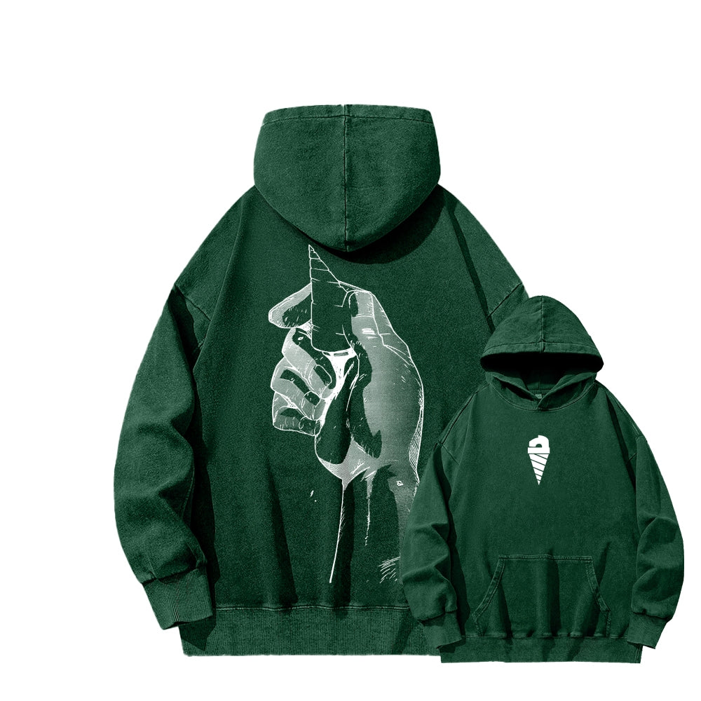 Gurren lagann Tengen Toppa Unisex Washed Hoodie 2512011785