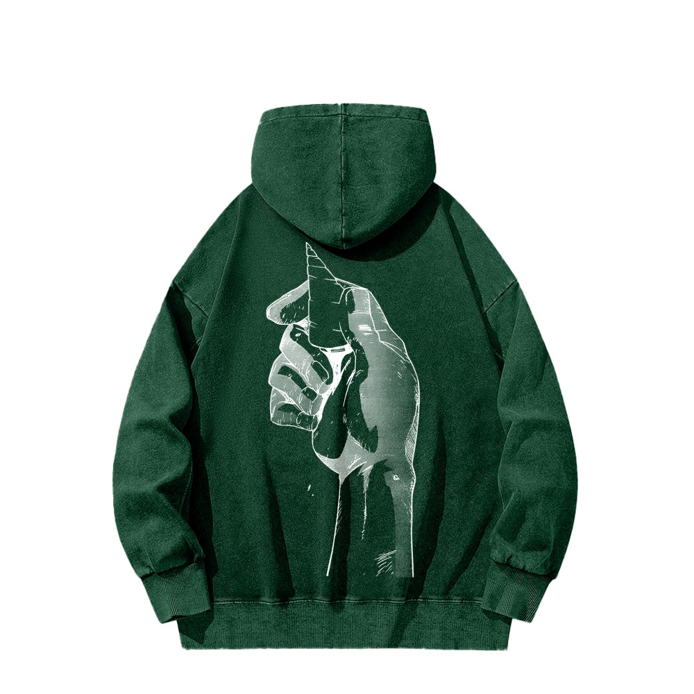 Gurren lagann Tengen Toppa Unisex Washed Hoodie 2512011785