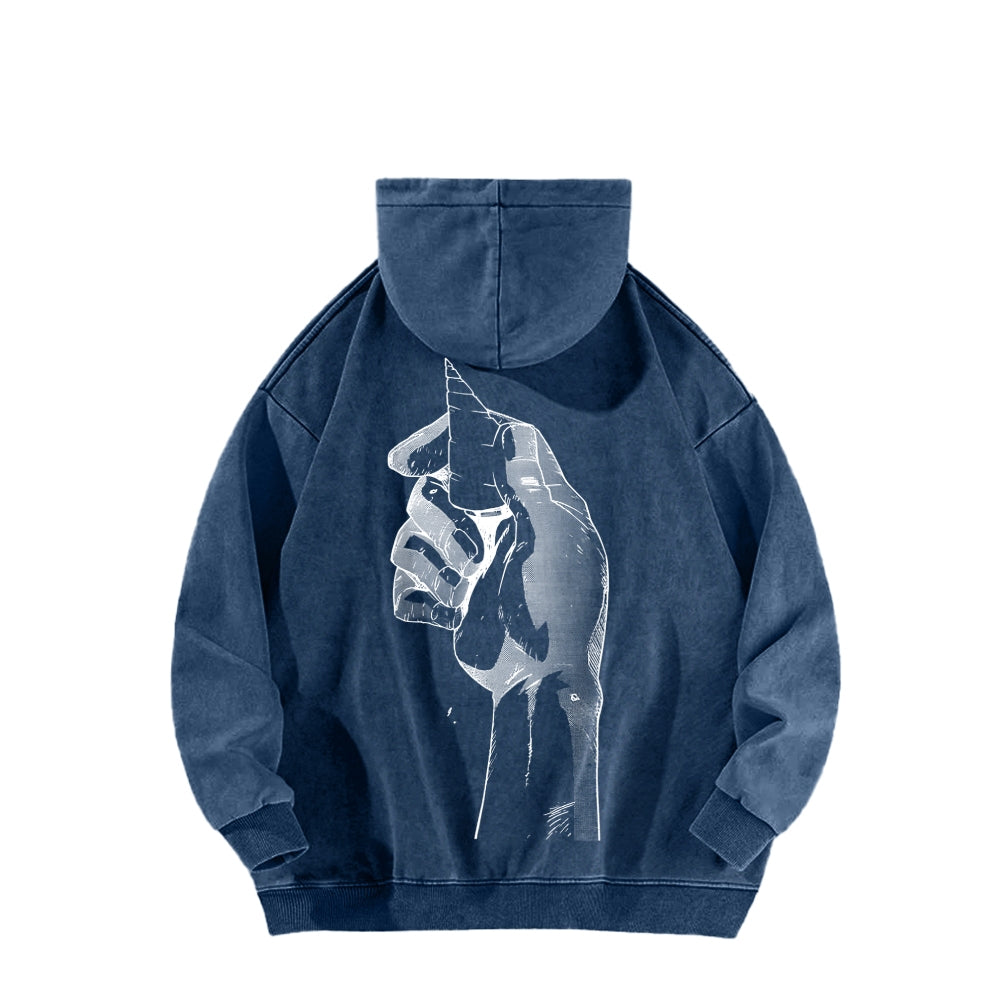 Gurren lagann Tengen Toppa Unisex Washed Hoodie 2512011785