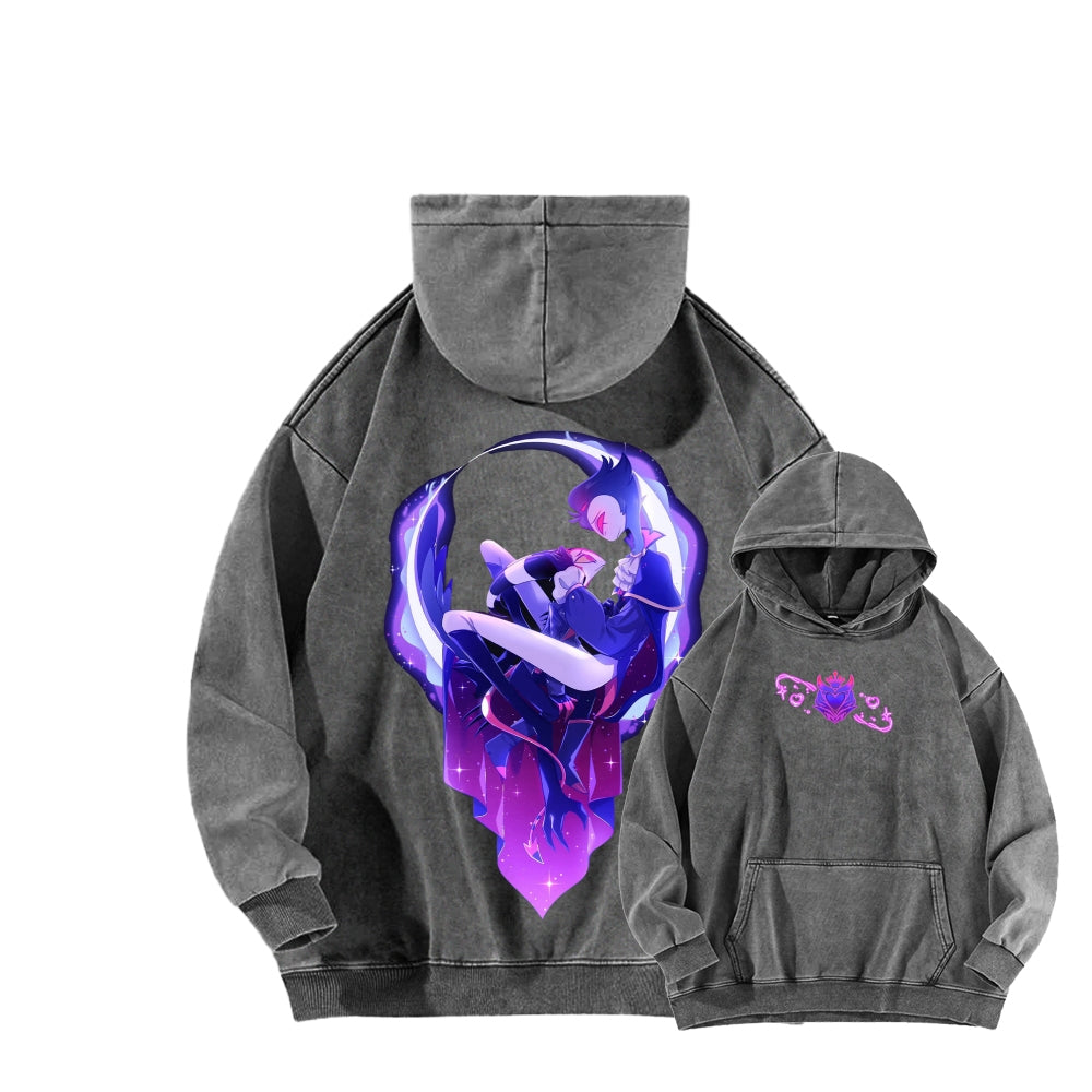 Helluva Boss Unisex Washed Hoodie 2512013327