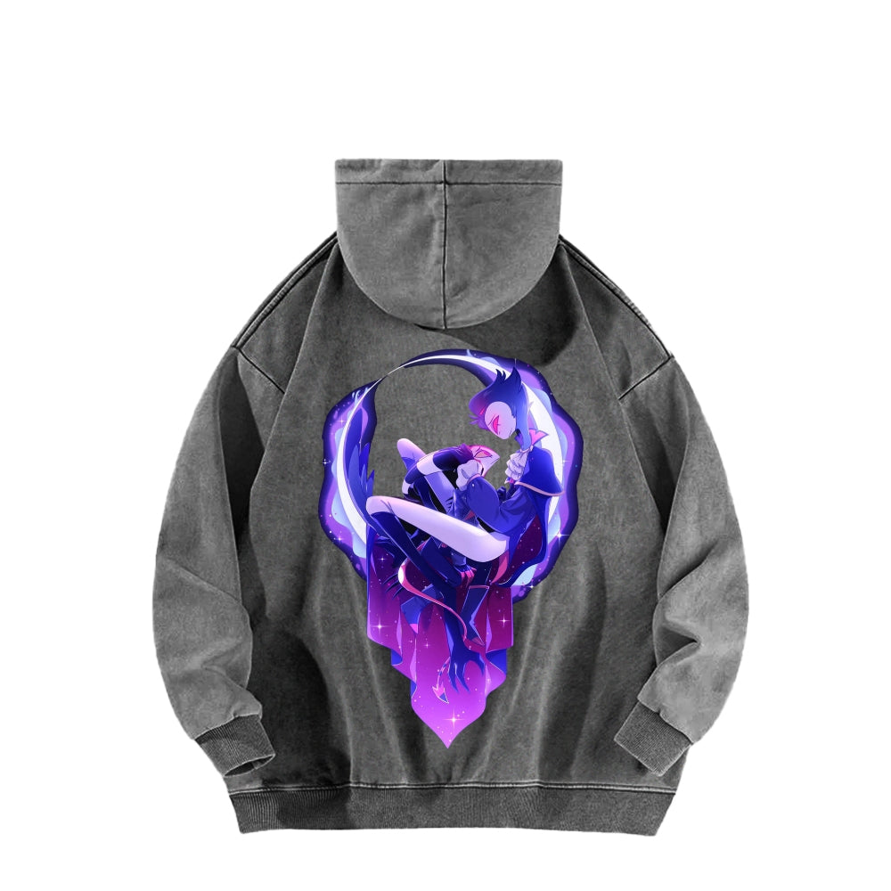 Helluva Boss Unisex Washed Hoodie 2512013327