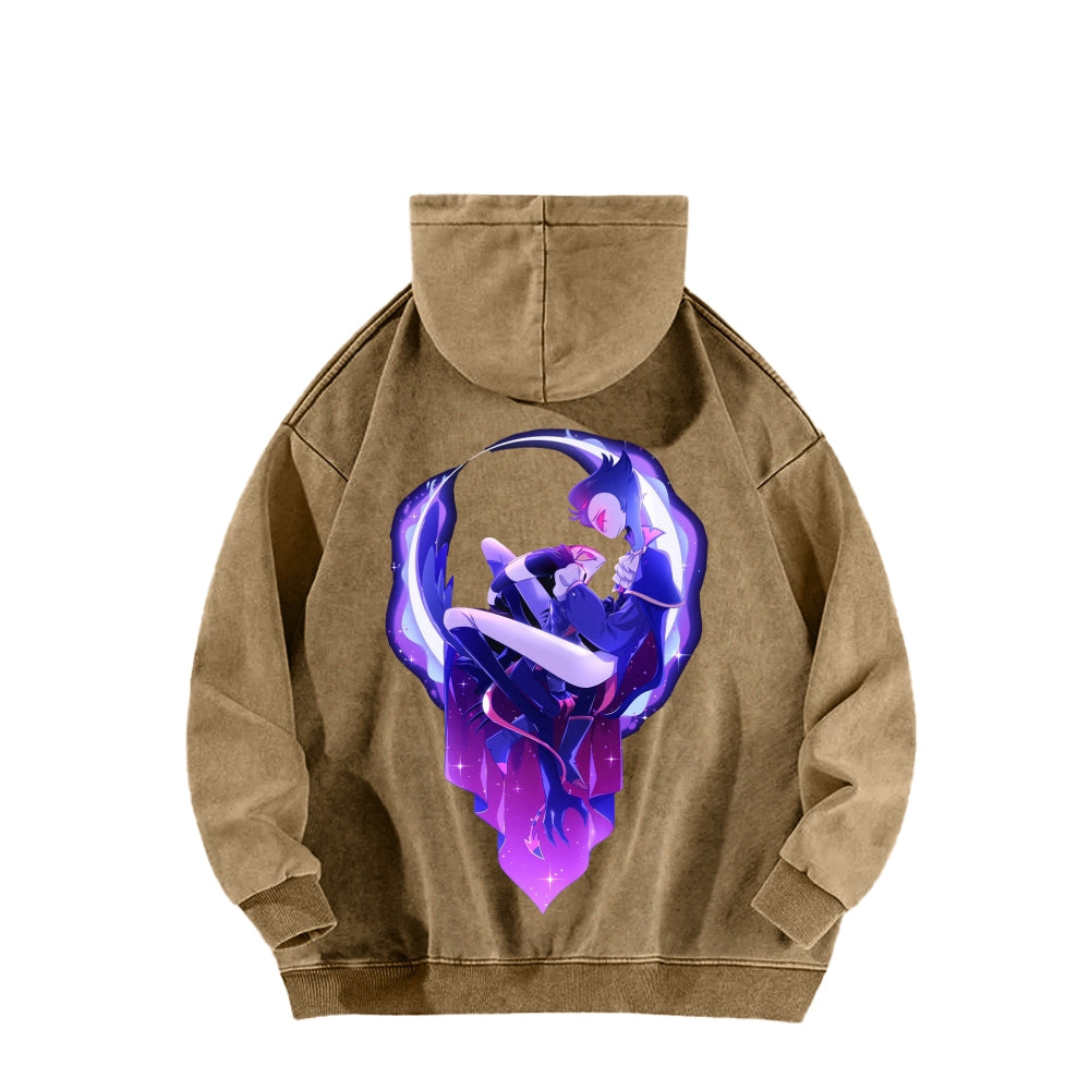 Helluva Boss Unisex Washed Hoodie 2512013327