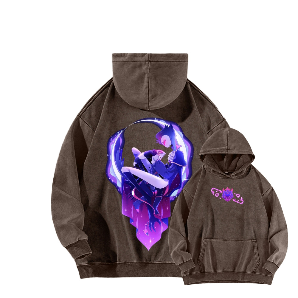 Helluva Boss Unisex Washed Hoodie 2512013327