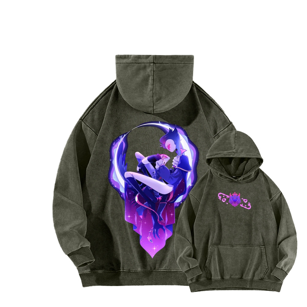 Helluva Boss Unisex Washed Hoodie 2512013327