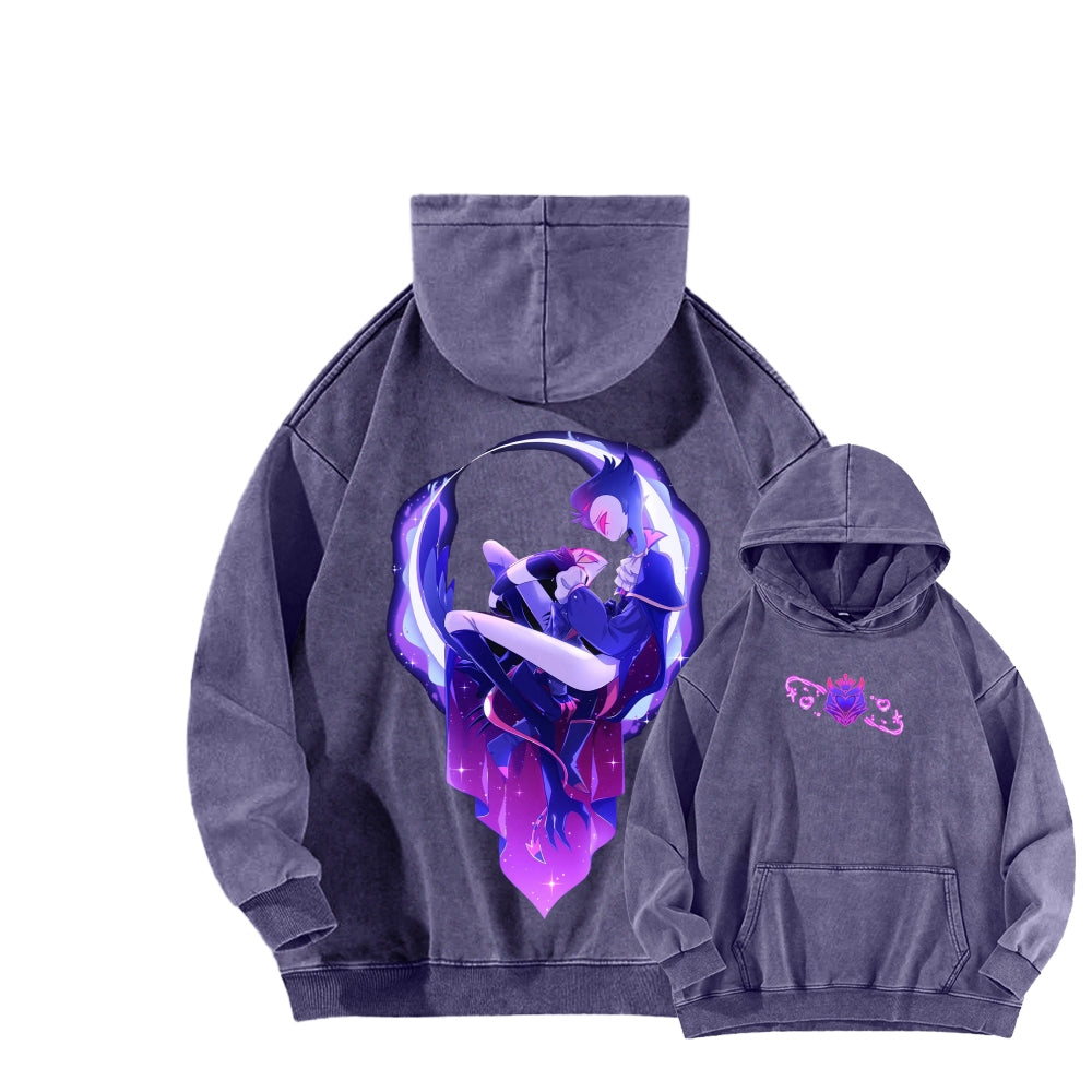 Helluva Boss Unisex Washed Hoodie 2512013327