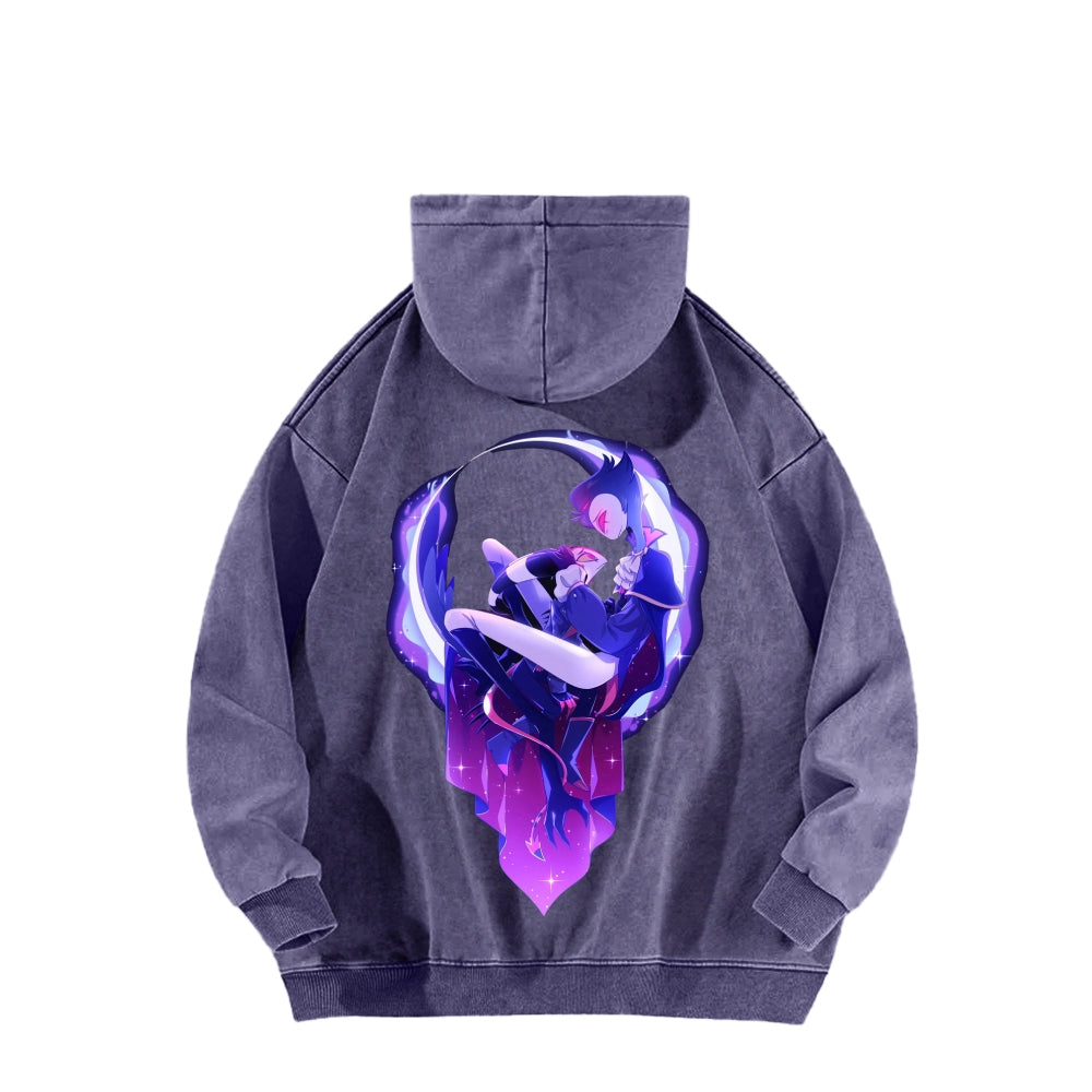 Helluva Boss Unisex Washed Hoodie 2512013327