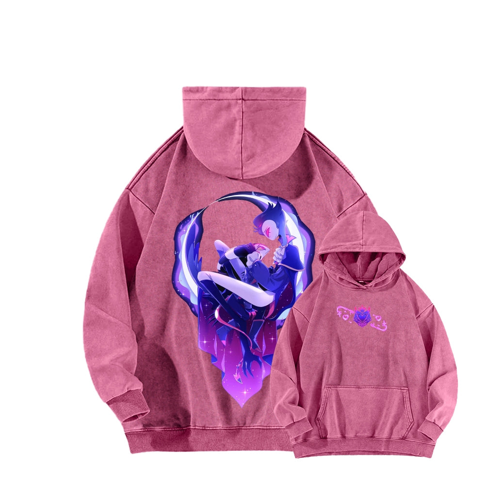 Helluva Boss Unisex Washed Hoodie 2512013327
