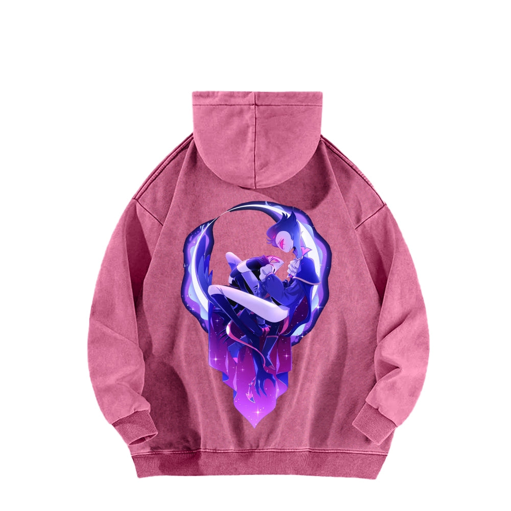 Helluva Boss Unisex Washed Hoodie 2512013327