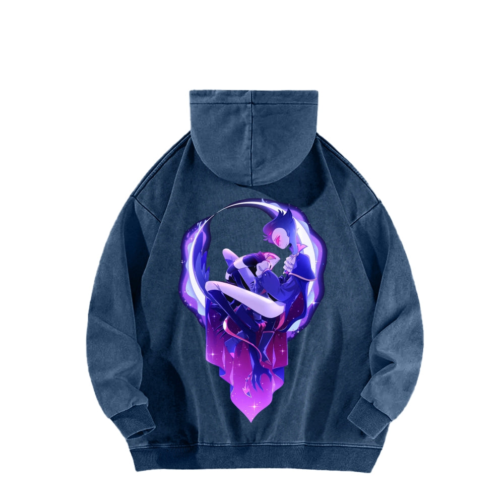 Helluva Boss Unisex Washed Hoodie 2512013327