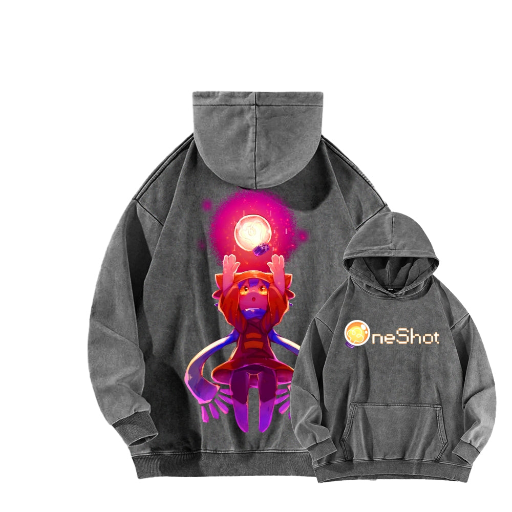 OneShot Unisex Washed Hoodie 2512015074