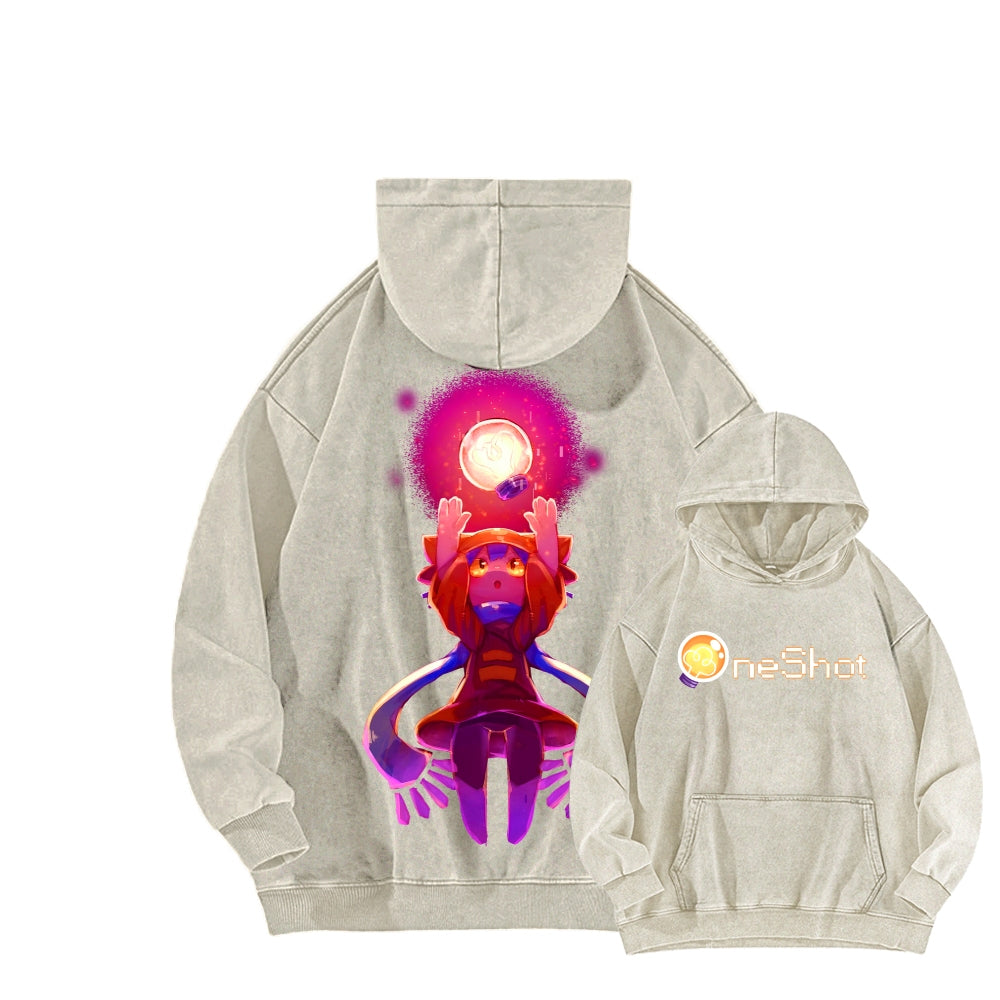 OneShot Unisex Washed Hoodie 2512015074